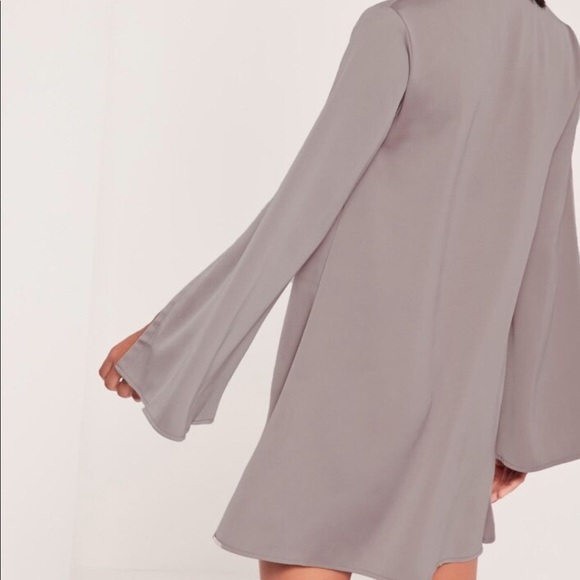 grey split sleeve dress - Picture 2 of 2